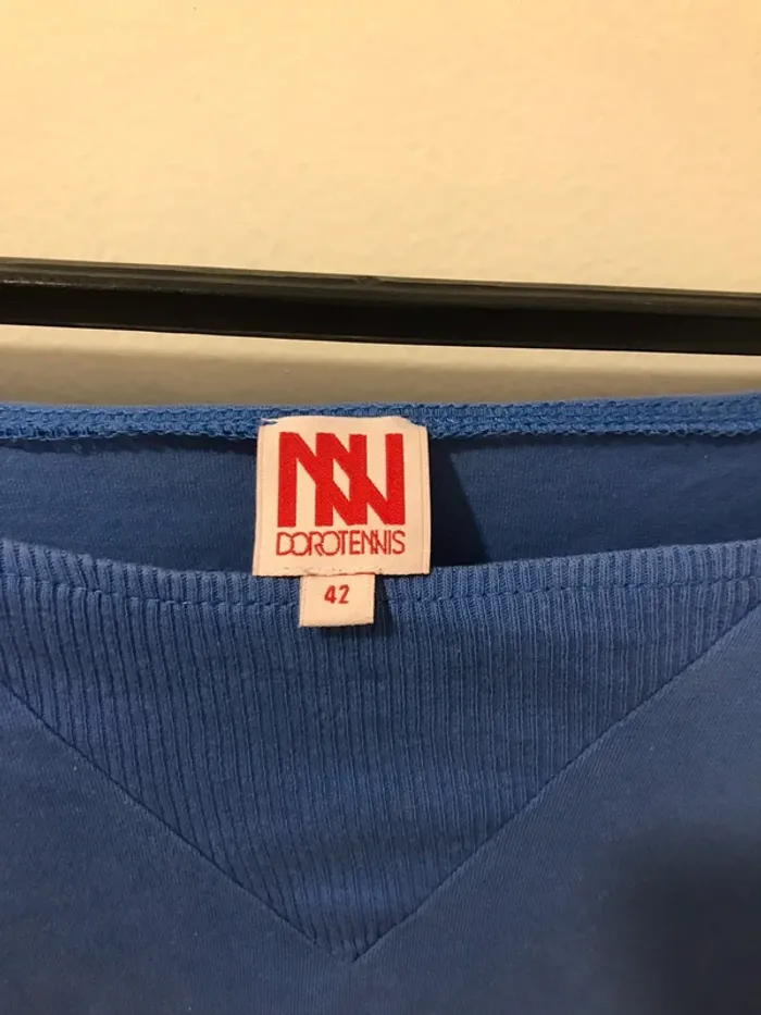 Haut unisex doro  tennise manches longues bleu taille 42 - photo numéro 4