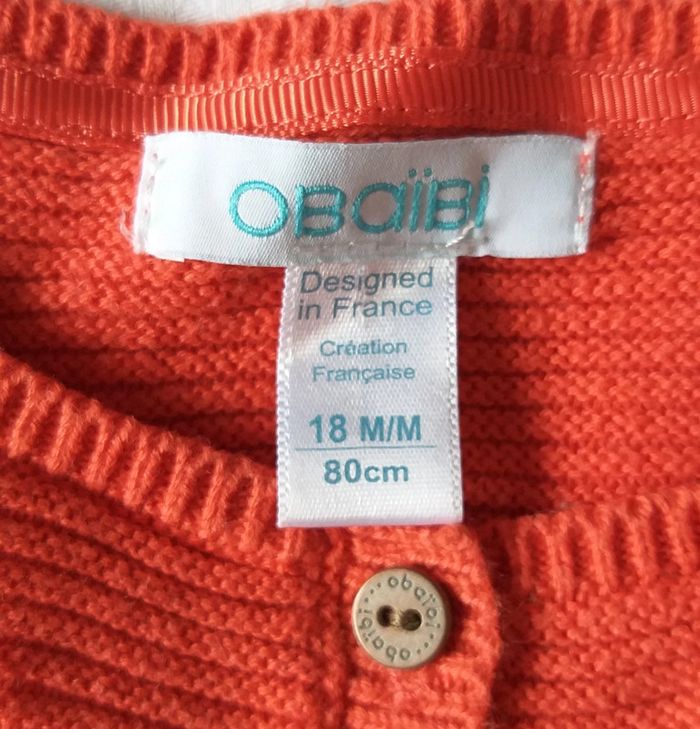 Gilet Obaïbi rouge - photo numéro 3