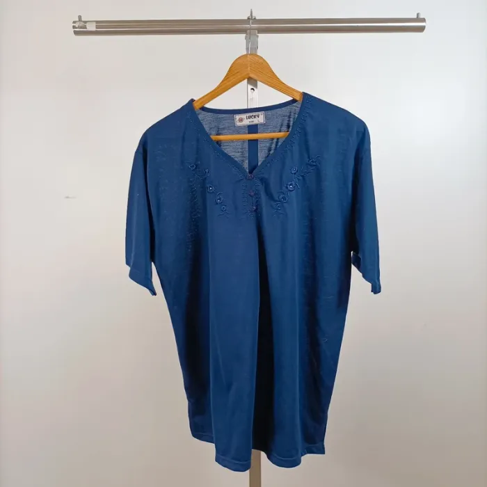 Lot 5 t-shirts femme taille L Revente (Tommy, Esprit, Lucky) manches courtes et longues LOT004 - photo numéro 6