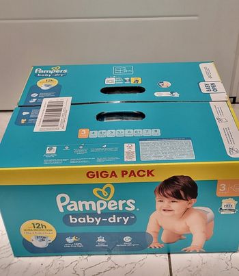 Pampers baby dry giga pack t3