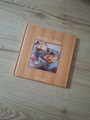 Livre cuisine petits gratins en bon état