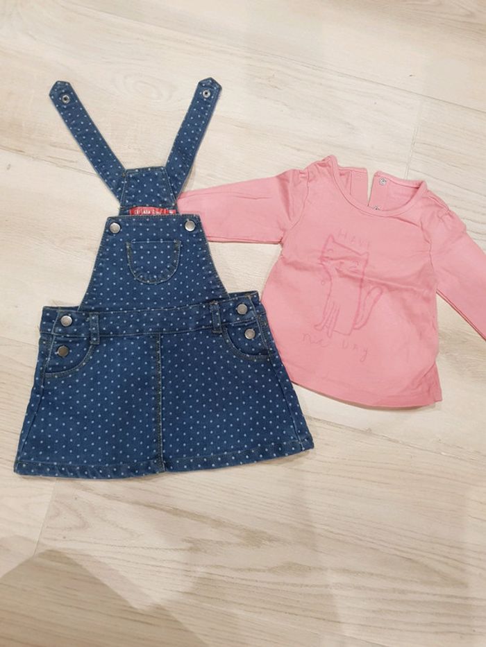 Robe salopette jeans