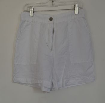 Short blanc Pimkie – taille haute – poches avant plaquées