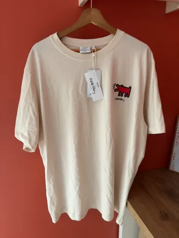 Tee shirt écru Keith Haring neuf avec étiquette