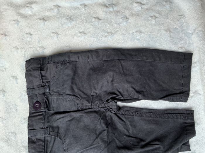 pantalon chino noir taille réglable 3 mois aéropilote - photo numéro 3