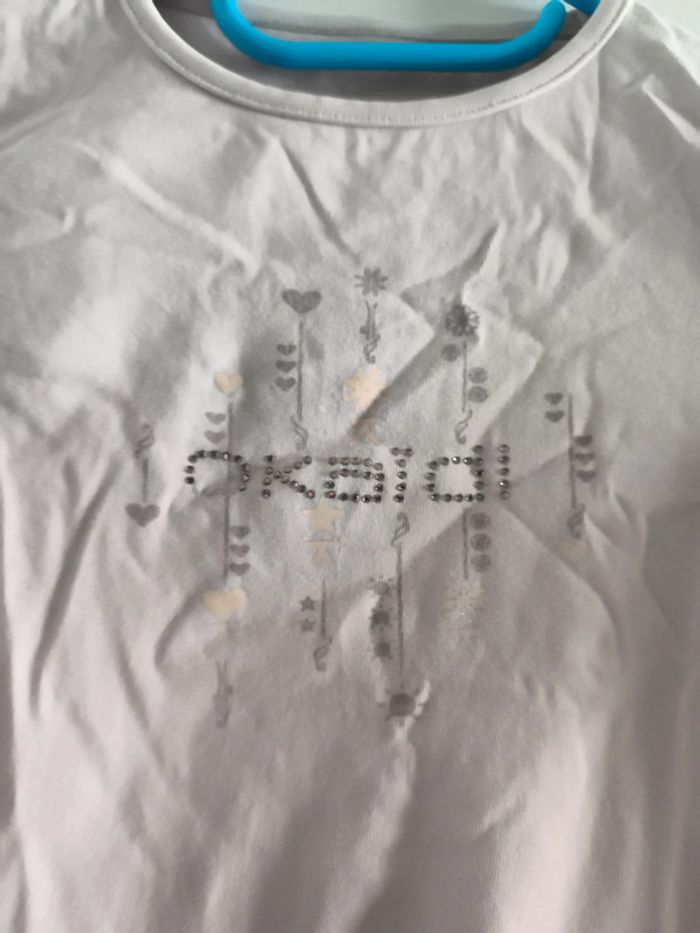 T-shirt ml 8/10ans A110 - photo numéro 3