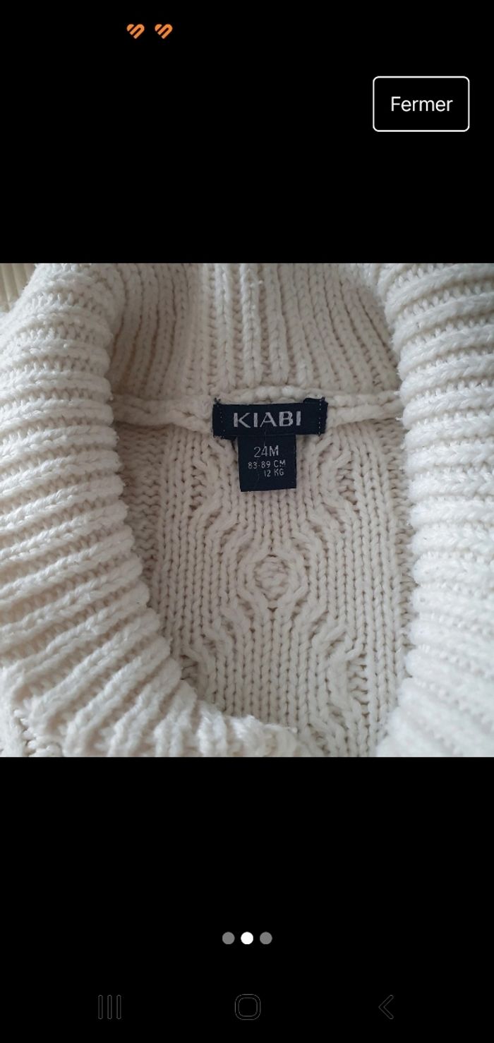 gilet chaud 18/24mois - photo numéro 2