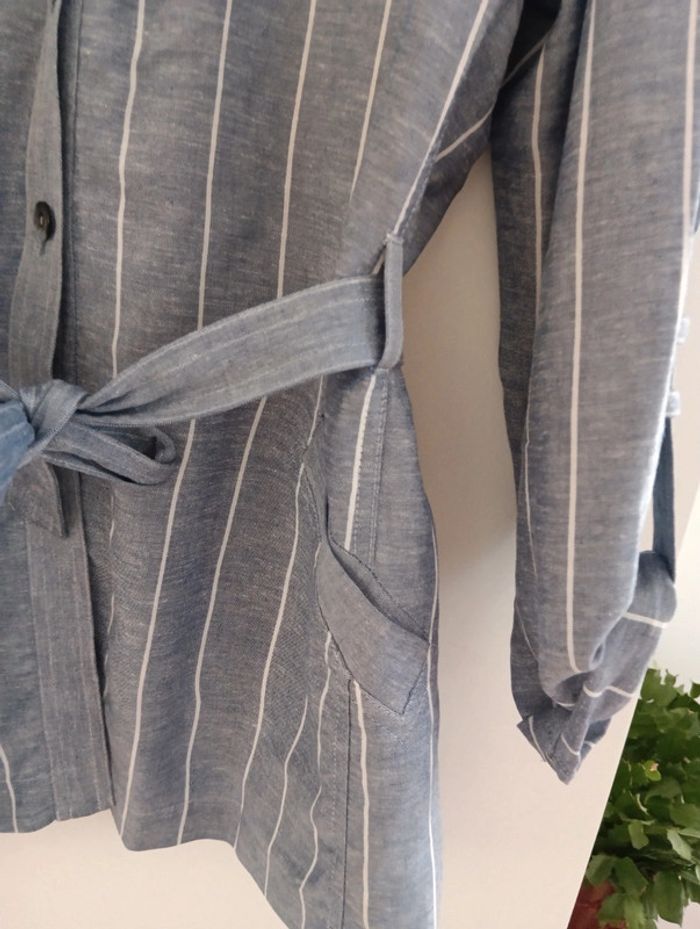 Veste chemise ceinturée Légère Devernois - photo numéro 7