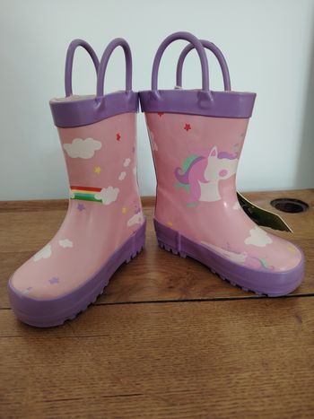 Bottes de pluie licorne 