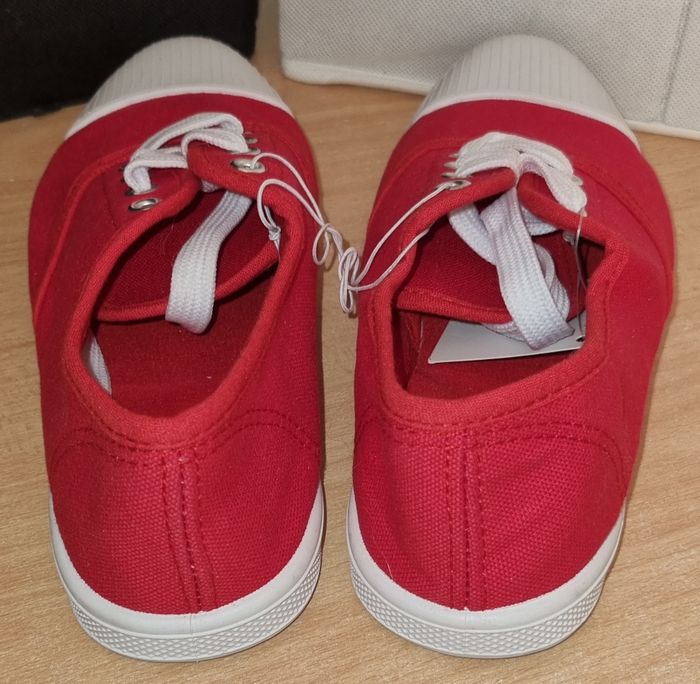 Chaussure à lacets Rouge - photo numéro 3