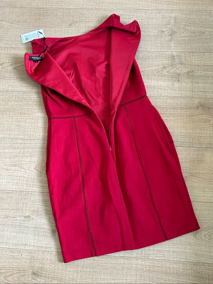 Robe rouge neuve sans manches Morgan taille M - photo numéro 8