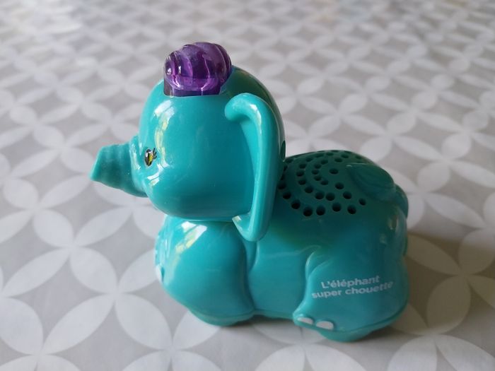 Tut Tut Animo VTech – Trompette l’Éléphant – jouet intéractif parle/chante - photo numéro 2