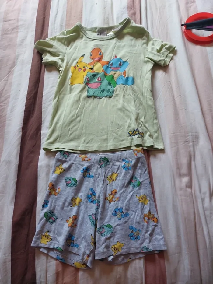 Pyjama short pokémon 122/128cm
