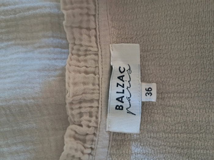 Balzac blouse été T 36/38 en tbe - photo numéro 9