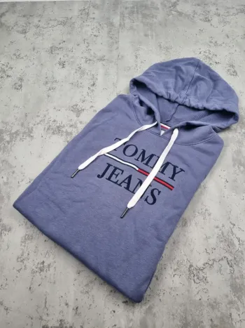 Sweat à capuche Tommy Jeans mauve S Femmes (mesures en photos)