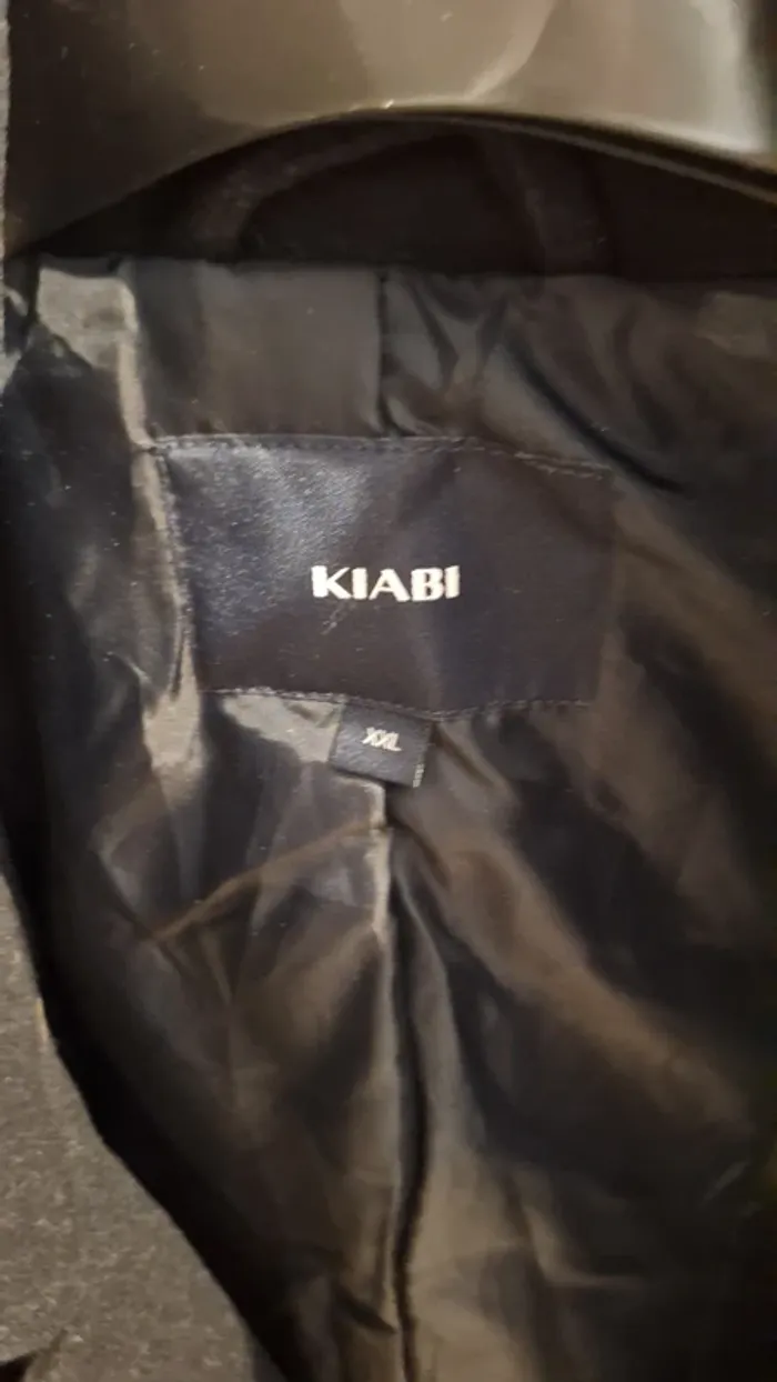 Caban noir doublé – KIABI - photo numéro 3