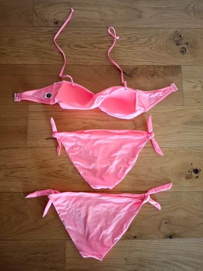 Lot maillot de bain - 3 pièces - Rose - très bon état - photo numéro 4