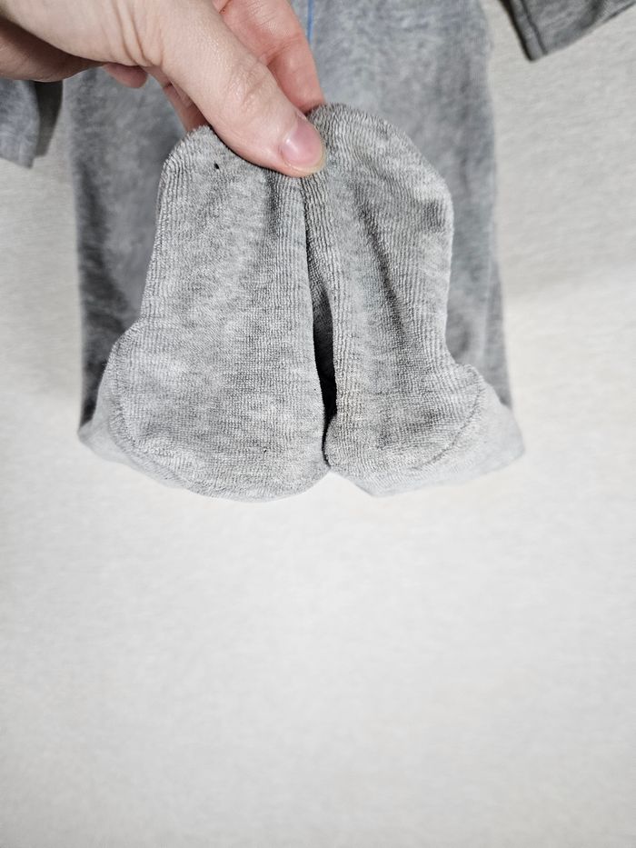 Pyjama velour éléphant  mes petits cailloux 12 mois - photo numéro 6