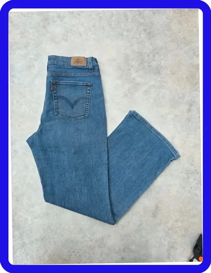 Jean Levi's 512 W30|FR40 coupe droite bleu Femme-Women pan068b