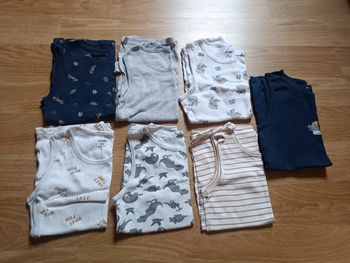 Lot de 7 maillots de corps Kiabi 10 ans