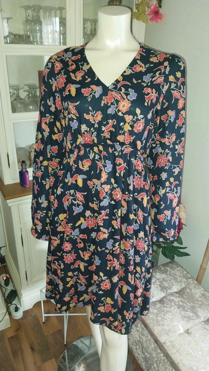 Robe imprimée neuve avec étiquette by Terre de Marins Taille 36 - photo numéro 12