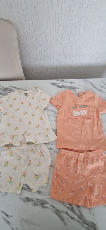 Lot 2 ensemble fille