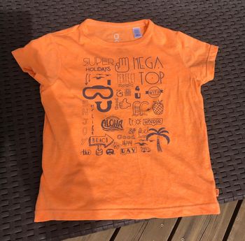 T shirt Okaidi 4 ans 104 cm orange