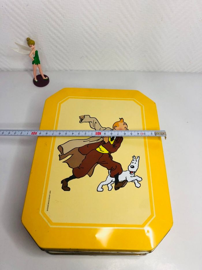 Boite à biscuit en métal Tintin vintage - photo numéro 9