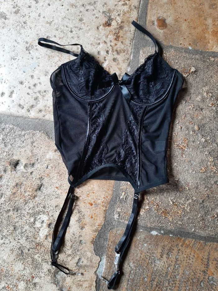 Bustier sexy noir L
