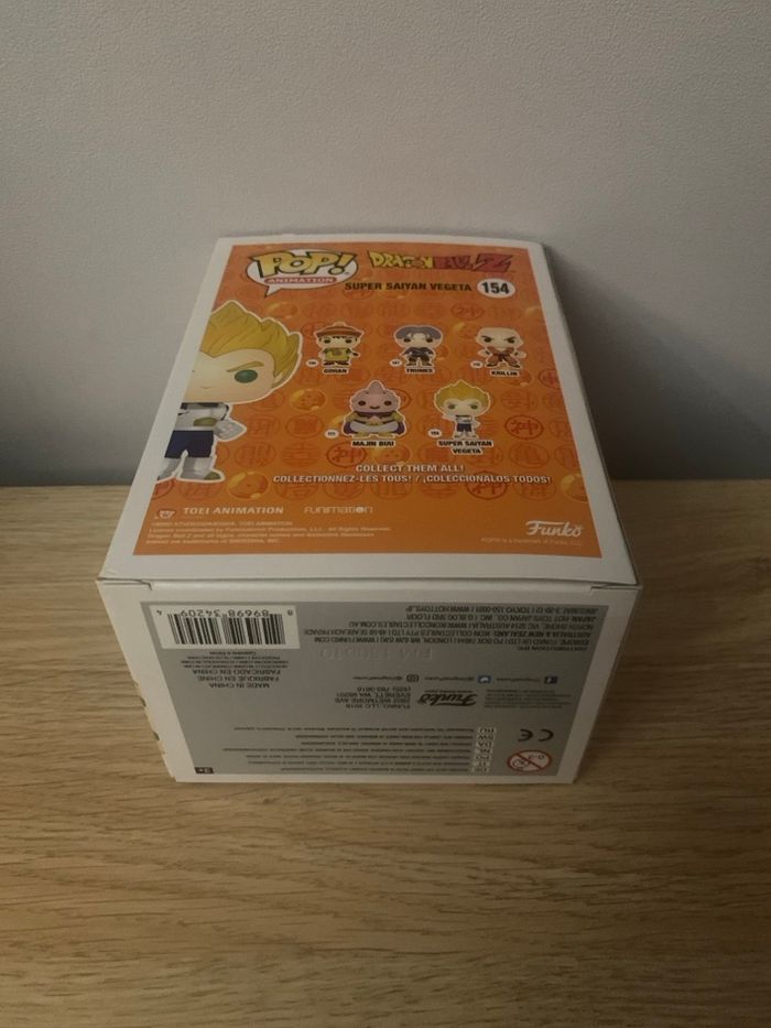Funko pop DBZ super saiyan vegeta 154 neuve - photo numéro 4