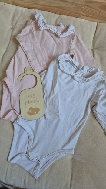 Lot de 2 bodies manches longues