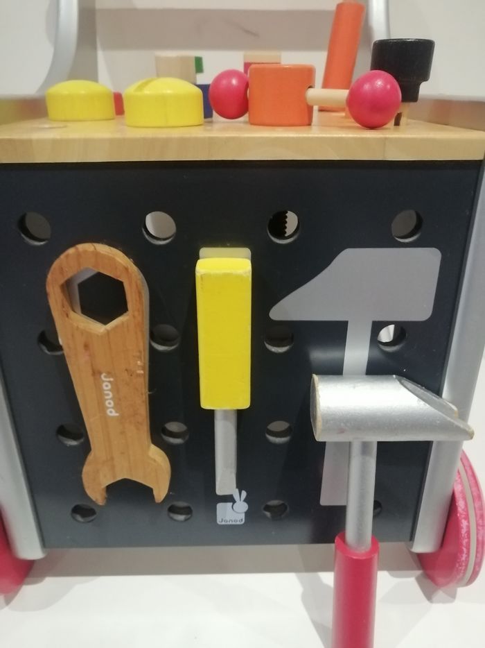 Chariot de marche et de bricolage janod - photo numéro 3