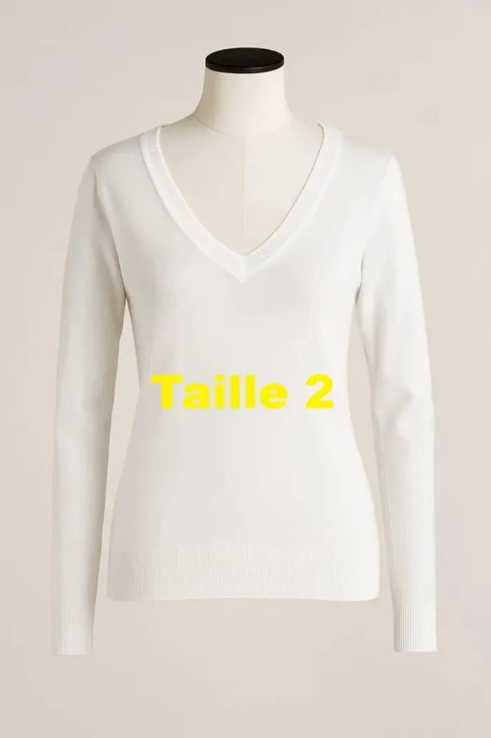 Pull fin crème Toi du Monde Taille 2