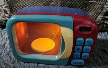Jouet micro-ondes fonctionnel avec lumière et bruit