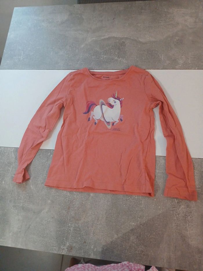 Haut manches longues licorne kiabi
