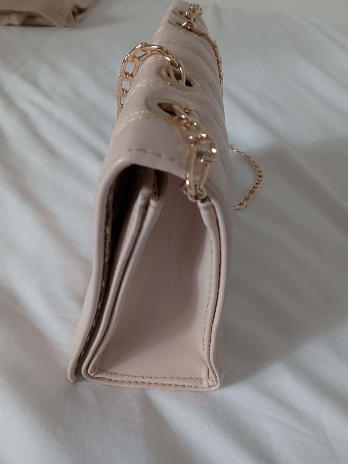 Sac à main nude avec chaîne modulable – avec poche - photo numéro 3