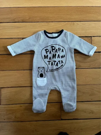 Pyjama Gémo taille 1 mois