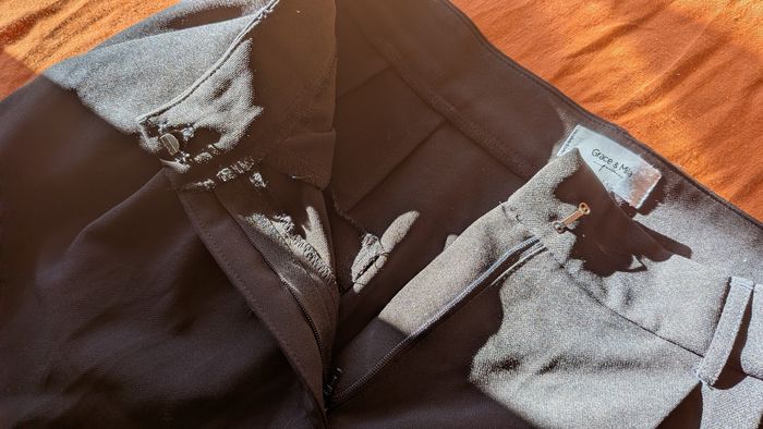 Pantalon noir large Grâce & Mila - photo numéro 5