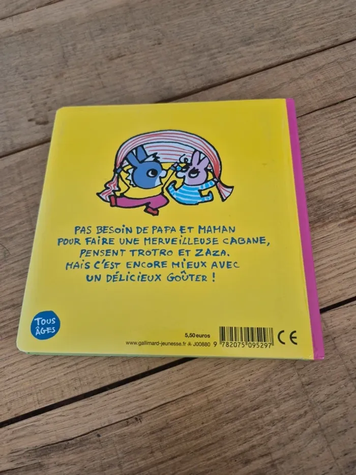 📚 Livre enfant – Trotro et zaza font une cabane 
Éditions Gallimard Jeunesse - photo numéro 13