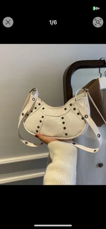 Sac à main blanc