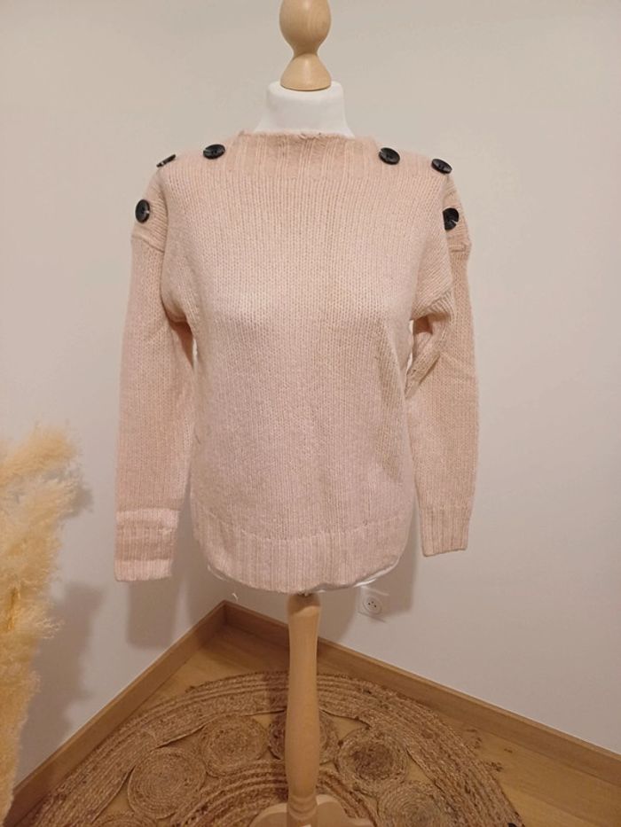 Pull rose clair chaud Colloseum taille S 36 - photo numéro 2