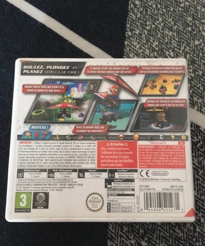 Mario kart 7 3ds/économise les fdp envoi petit format - photo numéro 3