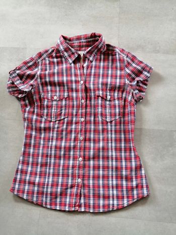 chemisier à carreaux manches courtes 40 H§M