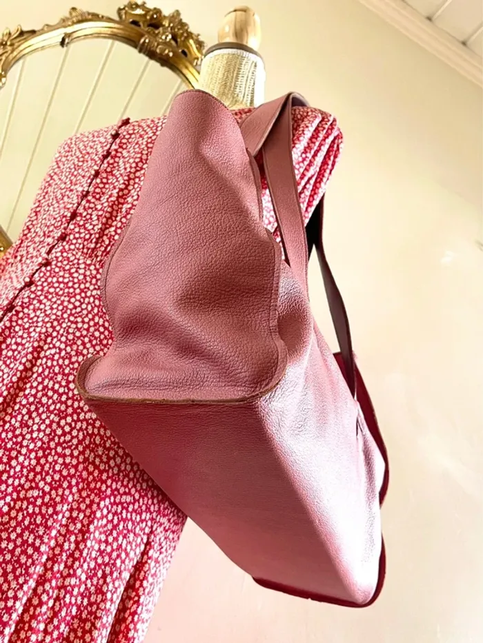 Sac en Cuir Rose de Qualité – Élégance et Couleur - photo numéro 6