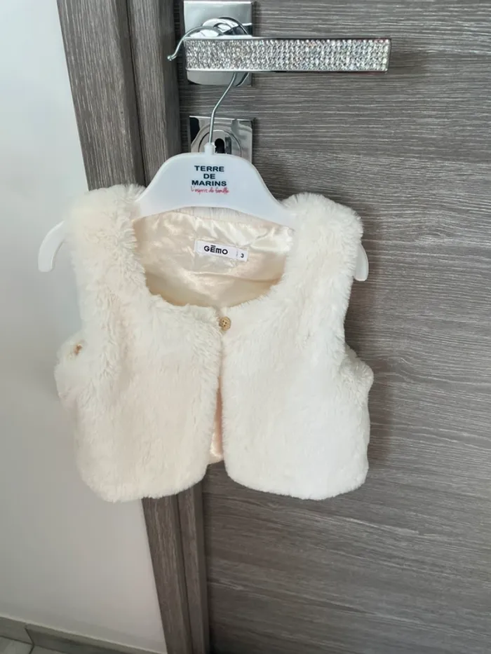 gilet sans manche bb fille