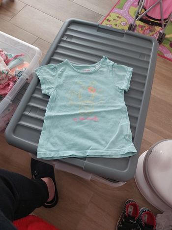 Tee-shirt manches courtes fille 18mois