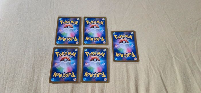 Lot de 5 cartes pokémon ultra rare japonaise - photo numéro 3