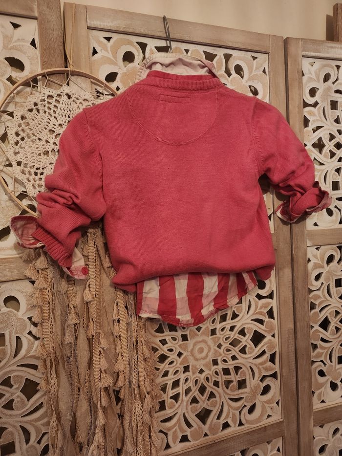 Pull garçon rose Tout compte fait 3 ans - photo numéro 3