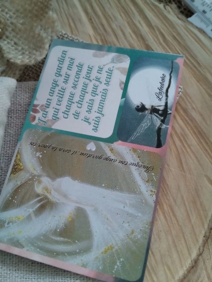 Collier petit ange + carte à message - photo numéro 3