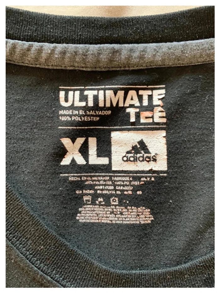 Adidas tshirt noir taille XL - photo numéro 2